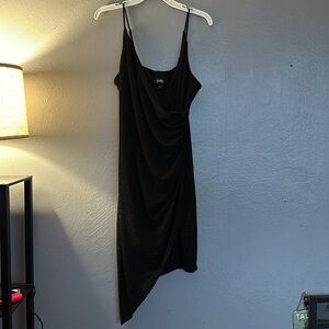 Formal shimmery black dress